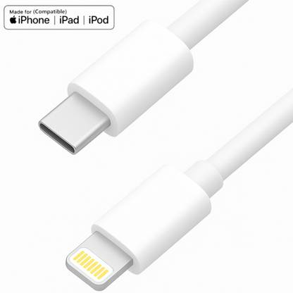 RoarX Lightning Cable 1 m PVC 20 Watt type C to iPhone Lightning Cable for iphone charger cable usb c type cable
