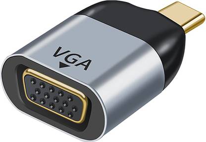 Verilux HDMI Adapter 1 m Mini USB C to VGA Adapter, Type C to VGA Converter, USB C Ad
