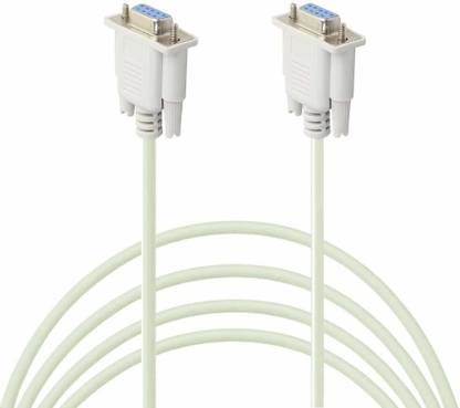 LipiWorld VGA Cable 1.5 m Serial RS232 9-Pin DB9 9-Pin PC Converter Cable