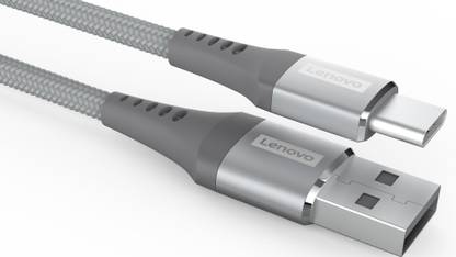 Lenovo USB Type C Cable 2 A 1.2 m USB A to Type-C Tangle-free Aramid fiber braided cable with 4A Fast charging