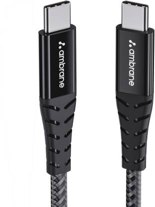 Ambrane USB Type C Cable 3 A 1.5 m RCTT-15 Type C to