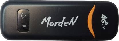 MORDEN 4G LTE WiFi Dongle with All SIM 4G,5G Network Support, Plug & Play Sim Insert 150 Mbps Data Card ,Calls not Supported