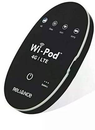 Reliance ZTE WD670 Unlocked 4G WiF hotspot 150 Mbps Data Card ,Calls not Supported