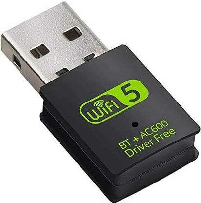 Techdash USB WiFi Adapter 600mbps 5ghz 2 in One Combo WiFi and BT Dongle RTL8821CU Data Card