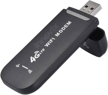 INNOVIX 4G LTE Wireless Wifi Data card Dongle Stick with All SIM Network Support Data Card