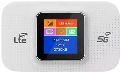 MARS 5G/4G LTE Wireless Dongle All SIM Support 150Mbps WiFi 2100mAh Battery Plug&Play Data Card