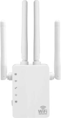 PunnkFunnk 300Mbps Wifi Extender 4 External Antenna 4G/2.4G Dual Band Wifi Repeater Nerwork 150 Mbps Data Card ,Calls not Supported