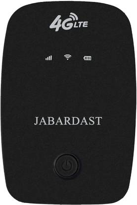 Jabardast Portable 4G LTE Wireless WiFi Dongle | Compatible with Multi SIM Support, 150 Mbps Data Card ,Calls not Supported