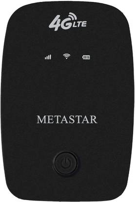 METASTAR 4G WiFi Dongle | Superfast Speed, USB, Multi SIM, 6hr Battery Data Card
