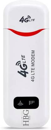 HumBiG 4G LTE Wireless USB Dongle Stick Support all SIM. 4g Data Card with WiFi Hotspot Data Card