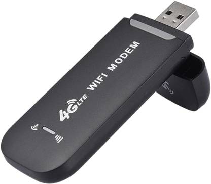 Zeorgia Multi SIM Network Support 4G LTE WiFi USB Dongle, Plug/Play 150 Mbps Data Card ,Calls not Supported