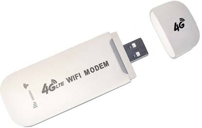 Zeorgia 4G LTE WiFi USB Dongle | All SIM Network Support, up to 150Mbps Speed, Plug/Play Data Card