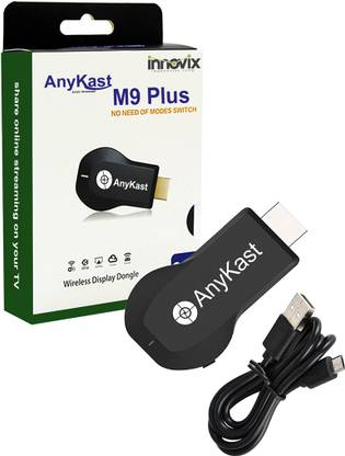 INNOVIX M9 Plus WIFI DISPLAY ANYCAST DONGLE HDMI 300 Mbps Data Card ,Calls not Supported