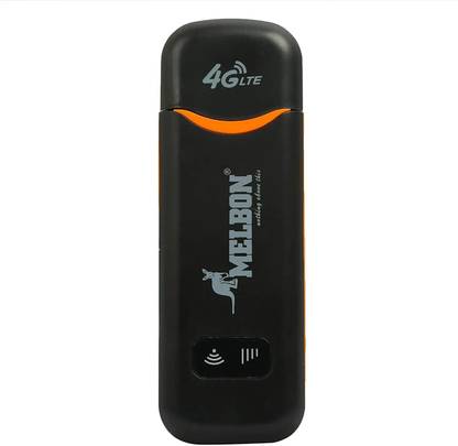 Melbon MB 4G LTE Plug and Play sim Insert WiFi Dongle & high speed data and easy to use Data Card