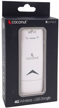 Konnect 4G Single Band Dongle with All SIM Support 150 Mbps Data Card ,Calls not Supported