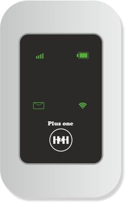 plusone H&H 4G LTE All Sim Network Support|Up to 150Mbps WiFi Hotspot 150 Mbps Data Card ,Calls not Supported