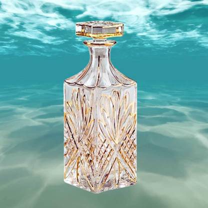 FALKOR Poseidon Decanter Whiskey, Rum, Vodka, Gin, Liqqeurs, Wine, Juices, Etc (750 ml) Decanter