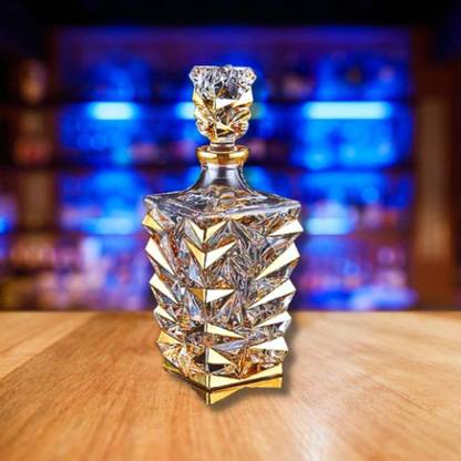 FALKOR Anubis Decanter Whiskey, Rum, Vodka, Gin, Liqqeurs, Wine, Juices, Etc (850 ml) Decanter