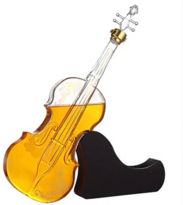 Fliggy guitar Shape Whiskey Decanter (1000 ML) Set Decanter