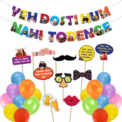 Festiko 36 Pcs Happy Friendship Day Combo A