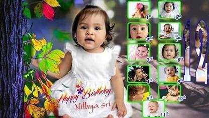 Nanni Multi Colur Birthday Party Background Flex Banner with Wishes (5 ft Width x 4 ft Height)