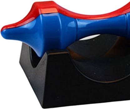 Lyla Anti Gravity Magnetic Levitation Device Educate Toy Red Blue Decorative Showpiece  -  10 cm