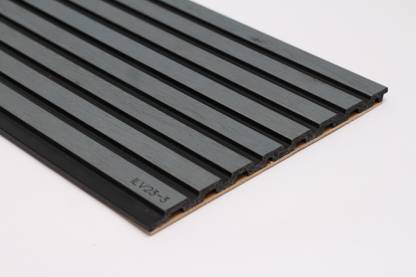 Dorby Grey DELV 123 / Louvers - Wall Panels for Home Decor (Pack of 5) / Charcoal Filling