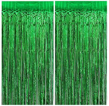 SOI Green Foil curtain