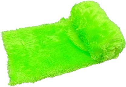 frilt Green 1/2 mtr fur fabric for Baby & Product Photoshoot, Soft toy craft, Home decor