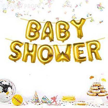 EXCEL ENTERPRISES Yellow Baby Shower Foil Banner