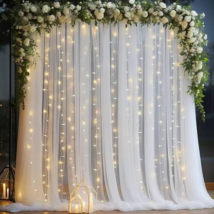 SpecialBox White Net Curtain