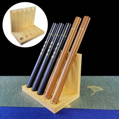 BNF Multicolor Wood Incense Storage Tube Holder Display Stand Bracket Incense Tube Rack