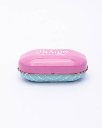 MARKET 99 Pink Pill Box, Pill Storage Box, Pink, Tin, Set Of 2