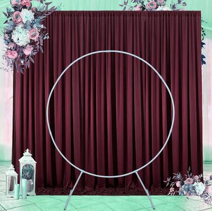 B J CREATION White Balloon Decoration Stand Round Arch