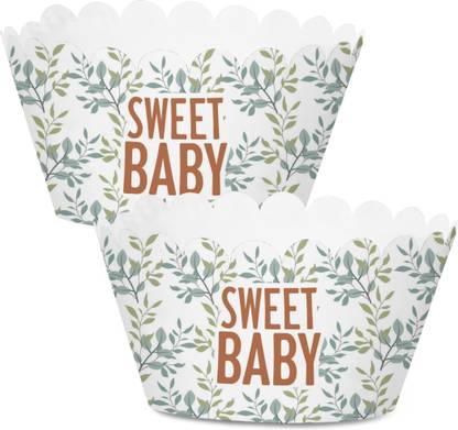 Inkdotpot White Cupcake Wrapper