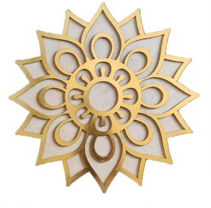 specialyou.in Special You Flower Design Portable Flower Rangoli Mat/Reusable Rangoli Floor Pooja Room Diwali Rangoli Decoration Items for Home -1pcs