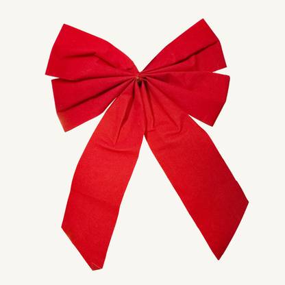 specialyou.in Special You Pack of 1 Red Bow for Christmas Decorations Items, Bow Tie knot for Christmas Tree Decoration Items, Door, Tree Topper Decoration