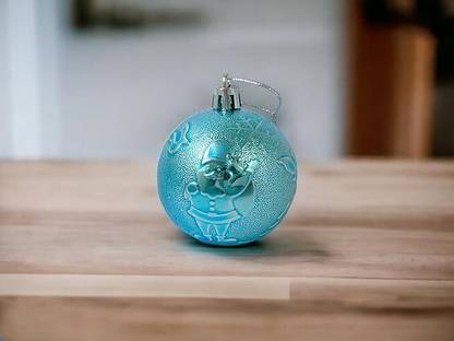 Sesonby Turquoise Blue Turquoise Blue Balls for Christmas Tree Home Decorative Ball