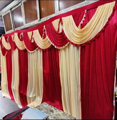 BMLP Mahroon, Cream Tent Decoration Parda 15*10