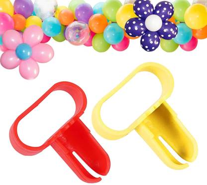 Wobbox Balloon Knot Tying Tool, Balloon Tie Tools, Balloon Tying Tool Accessories for Latex Balloons, Birthday Decoration Items (Pack of 2) (FP1614)