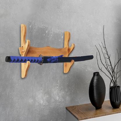 BNF Multicolor Samurai Sword Stand Display Storage Support Hanger Wall Mount Katana 2 Tiers