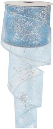 BNF Multicolor Metallic Glitter Ribbon Christmas DIY Trim Crafts for Party Home Decoration Blue