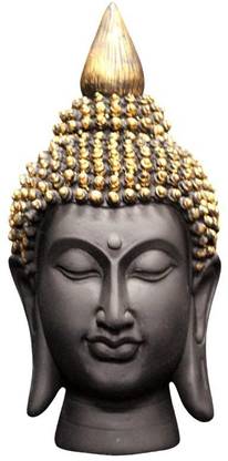 AAPKA APNA ONLINE BAZAAR GOLDEN BUDHA HEAD_001 Decorative Bottle
