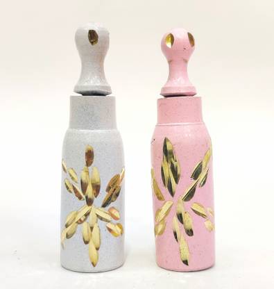 Anjum Surma dani Combo hight 6 cm pink white Decorative Bottle
