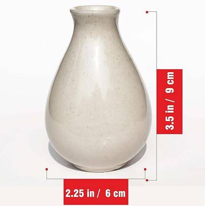 LANDSLIDE Pure Source India Donut Shape Decorative White Bottle NEW Decorative Bottle