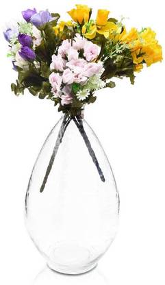 LANDSLIDE PSI-GLSFLR-Decorative bottleCLEAR-13INCH-1PCS-FC NEW Decorative Bottle