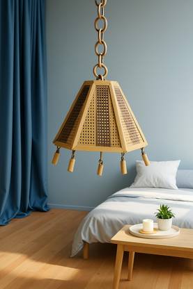 Bamboo Craft hanging1 Decorative Bottle