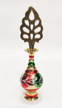 Anjum Surma dani Multicolor 6 inch hight Decorative Bottle