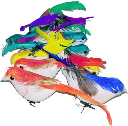 Mkmdecor Pack of 12 Decorative Feathers