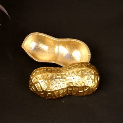 VERAC PEANUT MEDIUM Brass Decorative Platter